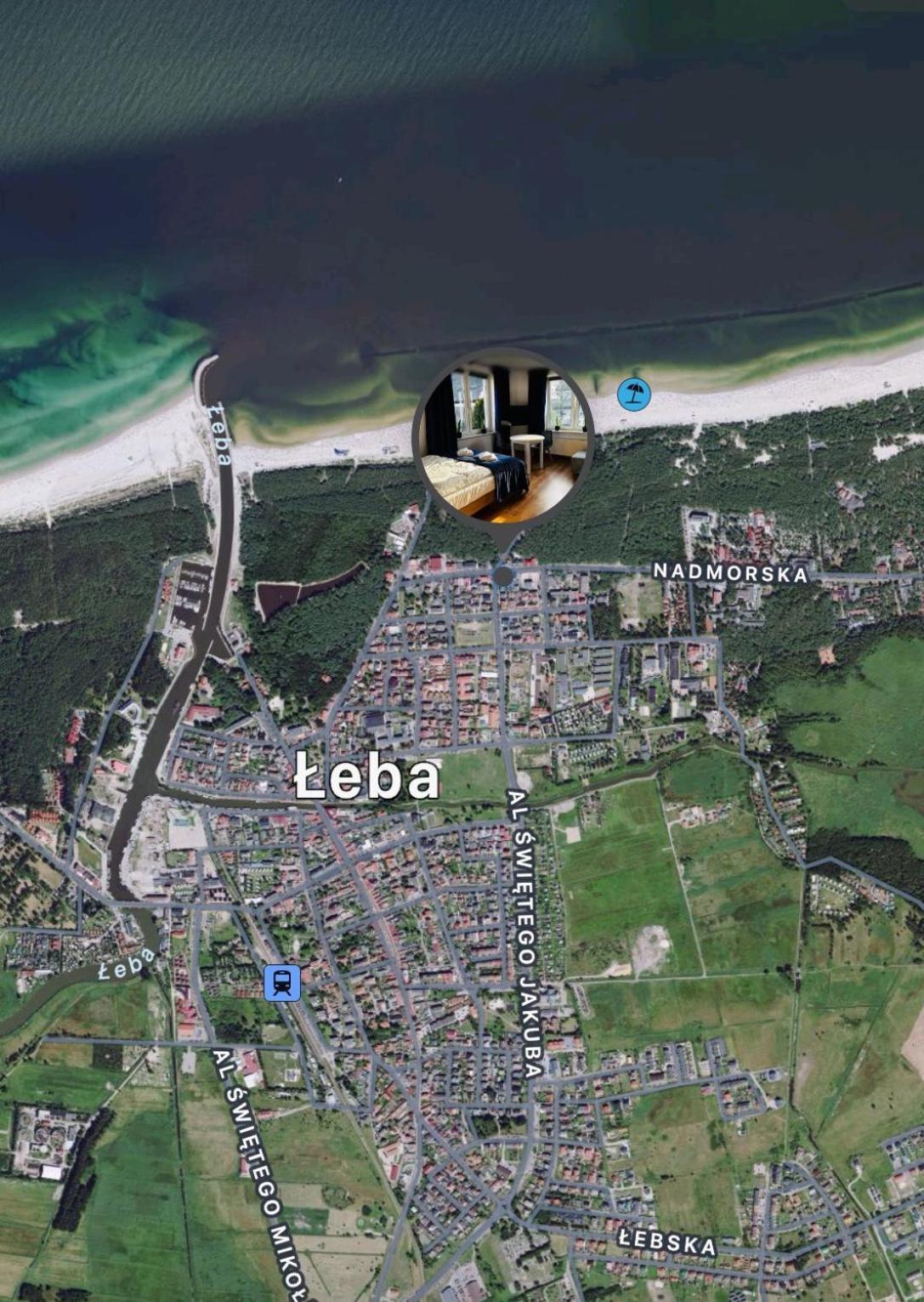 Pokoje Goscinne Nad Morzem Leba Ngoại thất bức ảnh